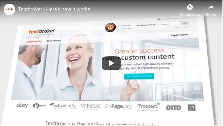 Come funziona Textbroker